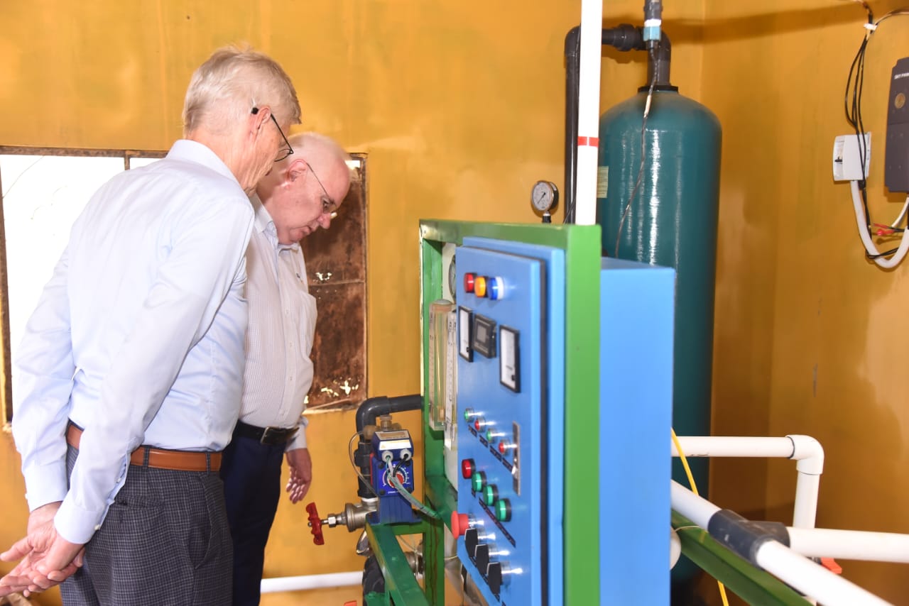 Reverse osmosis control panel inspection