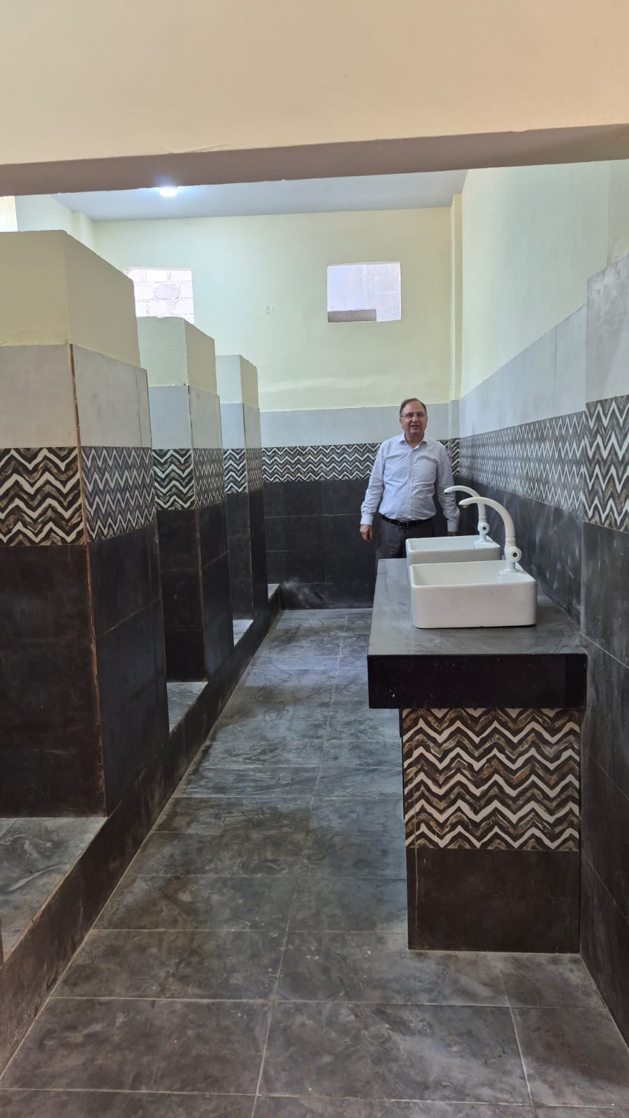 School washroom interior