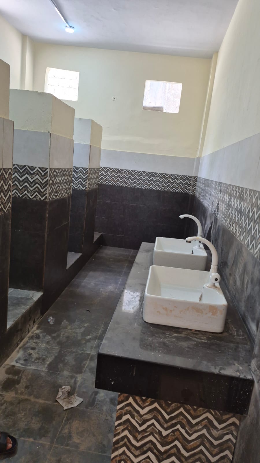 School washroom facility built by Power Ninety9