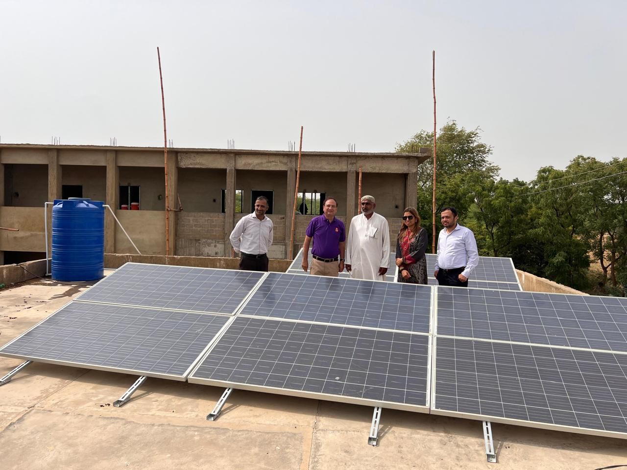 Rooftop solar panel installation by Power Ninety9